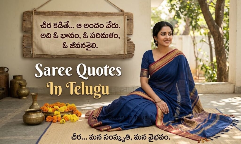 Saree Quotes In Telugu