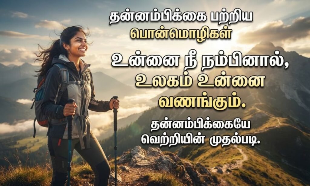 Self Confidence Quotes in Tamil