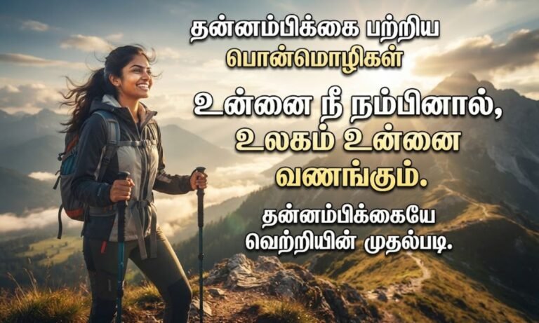 Self Confidence Quotes in Tamil