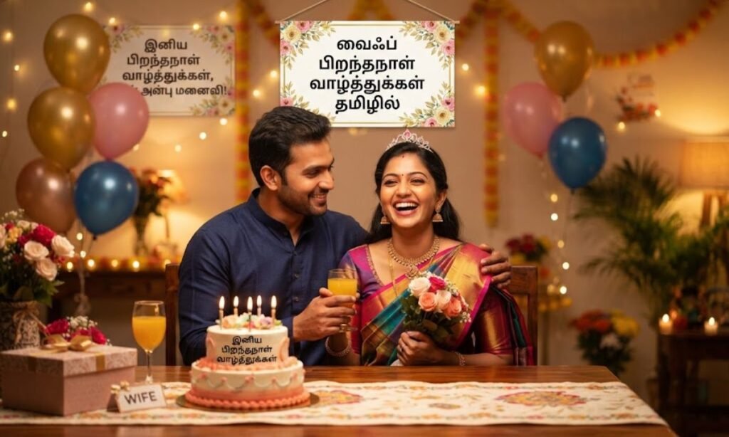 Wife Birthday Wishes in Tamil