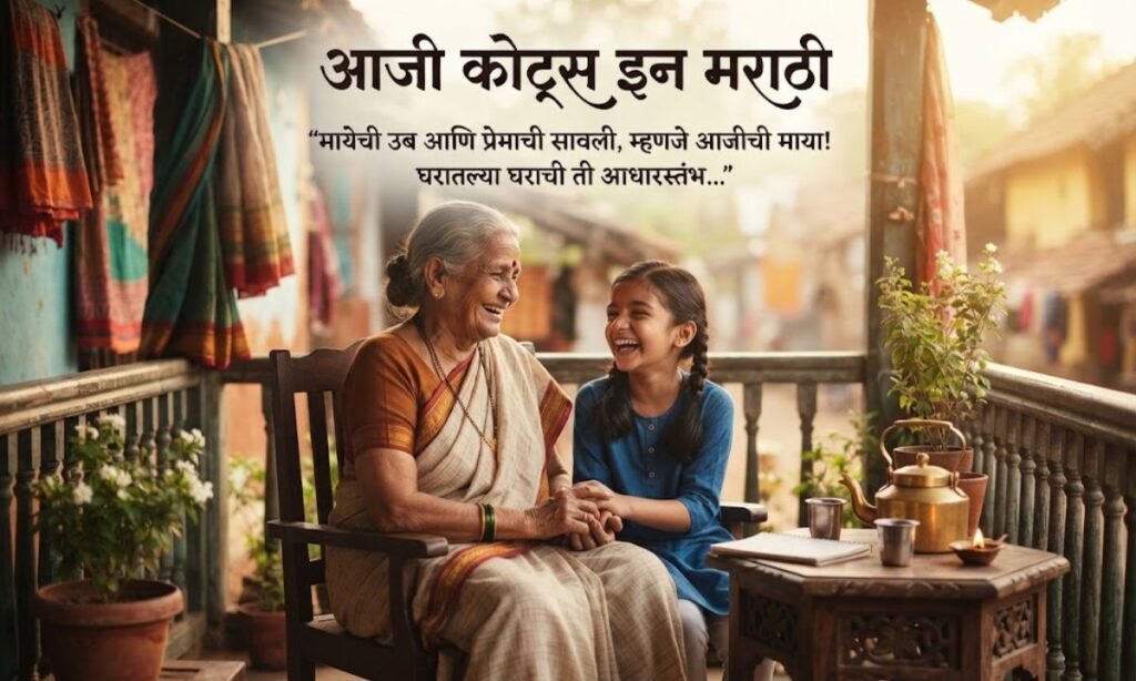 Aaji Quotes in Marathi
