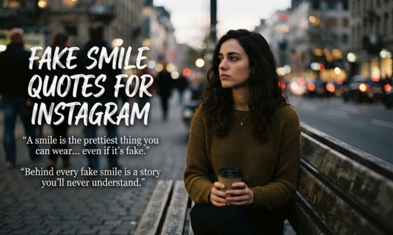 Fake Smile Quotes for Instagram