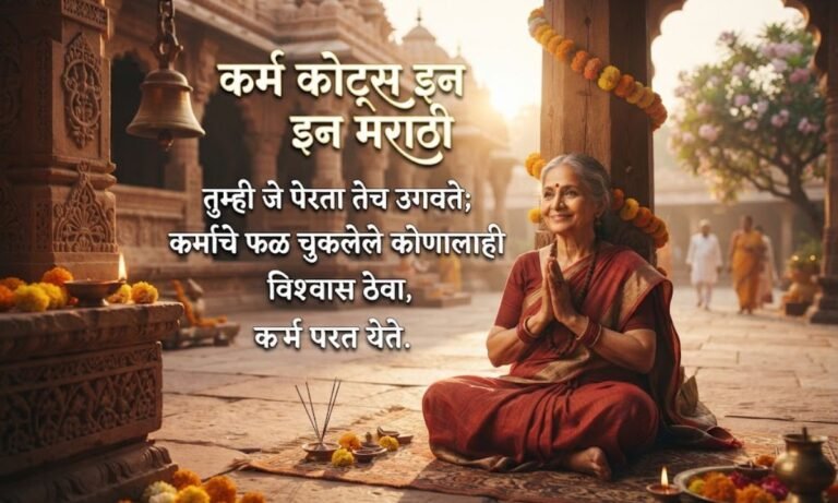 Karma Quotes in Marathi