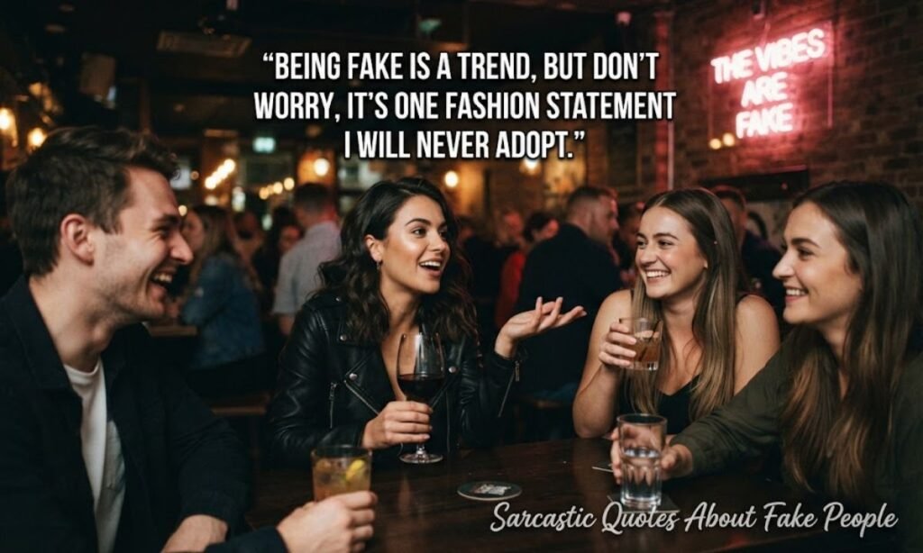 Sarcastic Quotes About Fake People